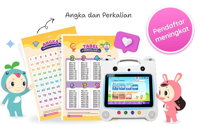 Wink hadirkan bundel belajar matematika anak, membuat belajar lebih menyenangkan dan efektif.